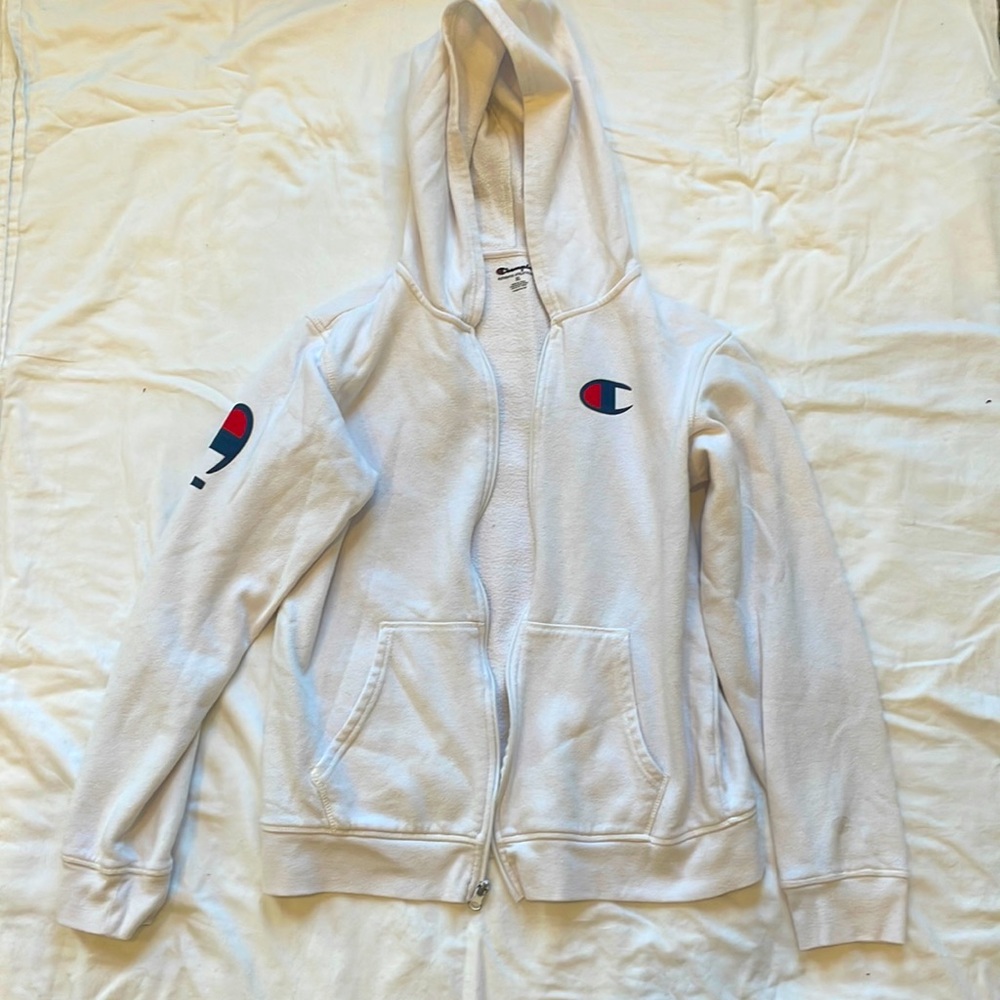 Champion kids zip up, size XL